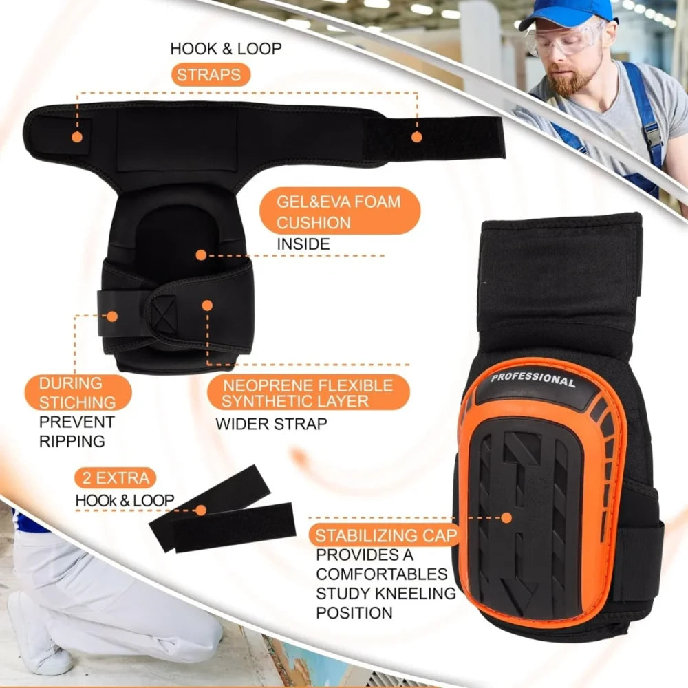 Heavy Duty Gel Knee Pads