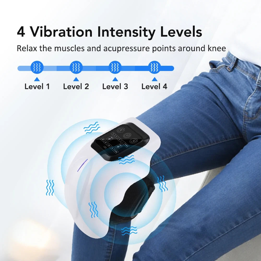 Cordless Knee Massager with Infrared Heat