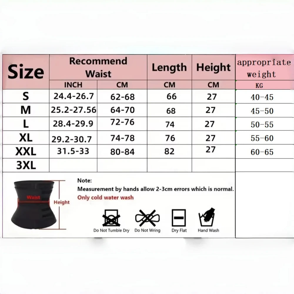 Slimming Body Shaper Fitness Belt