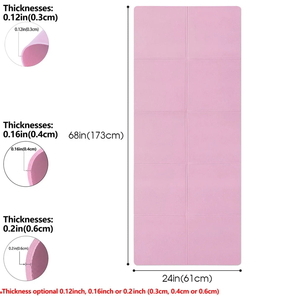 Non-Slip Travel Yoga Mat