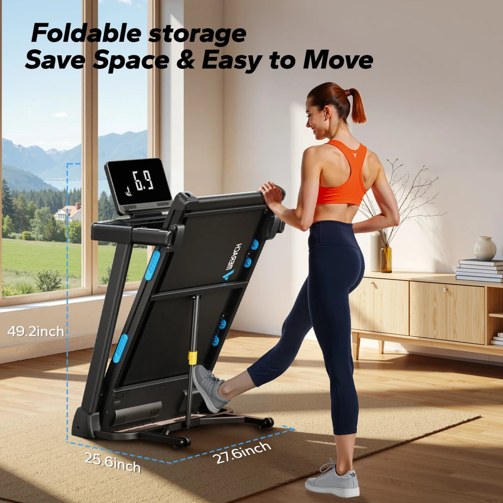 MERACH Foldable Indoor Treadmill