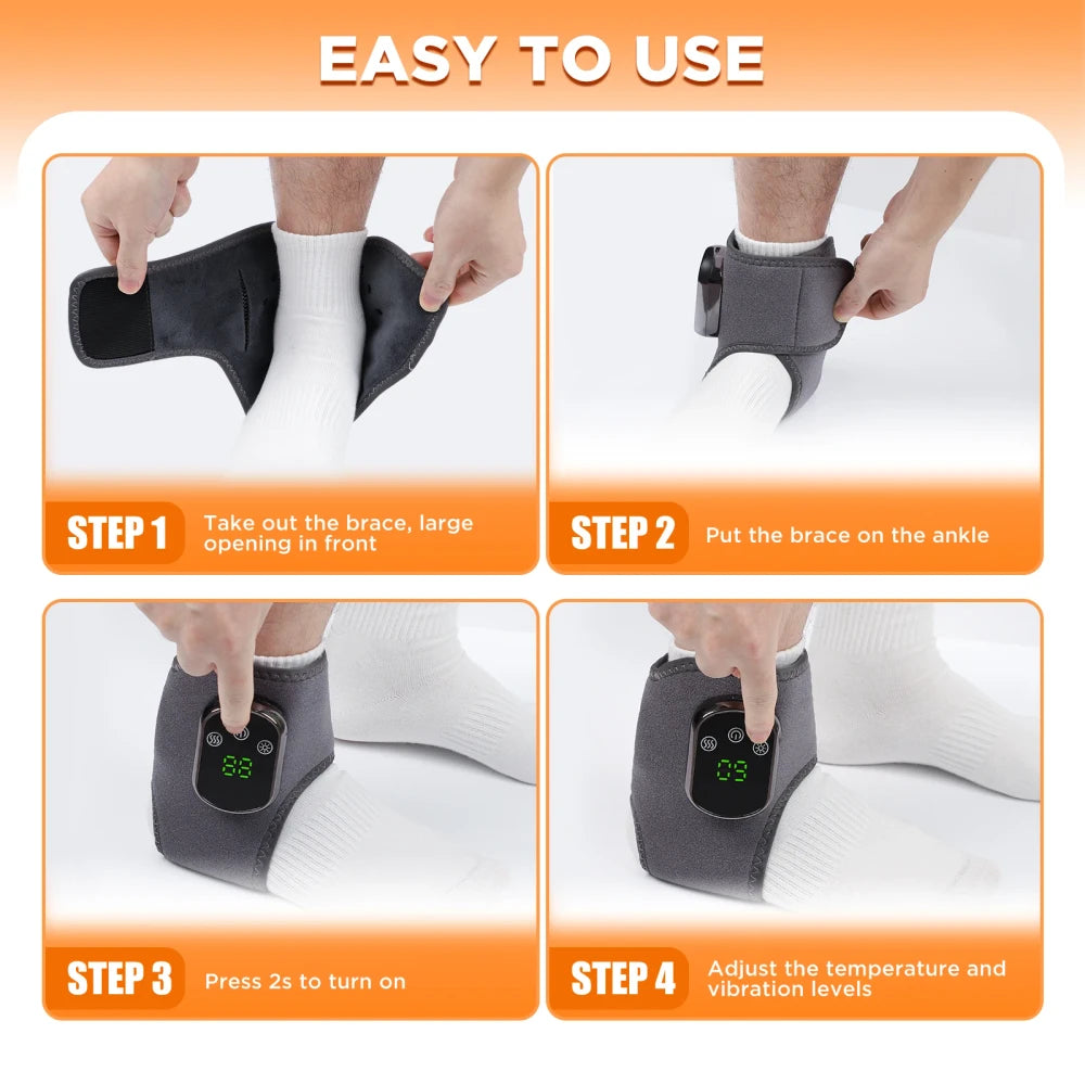 Electric Heating Ankle Massage Wrap