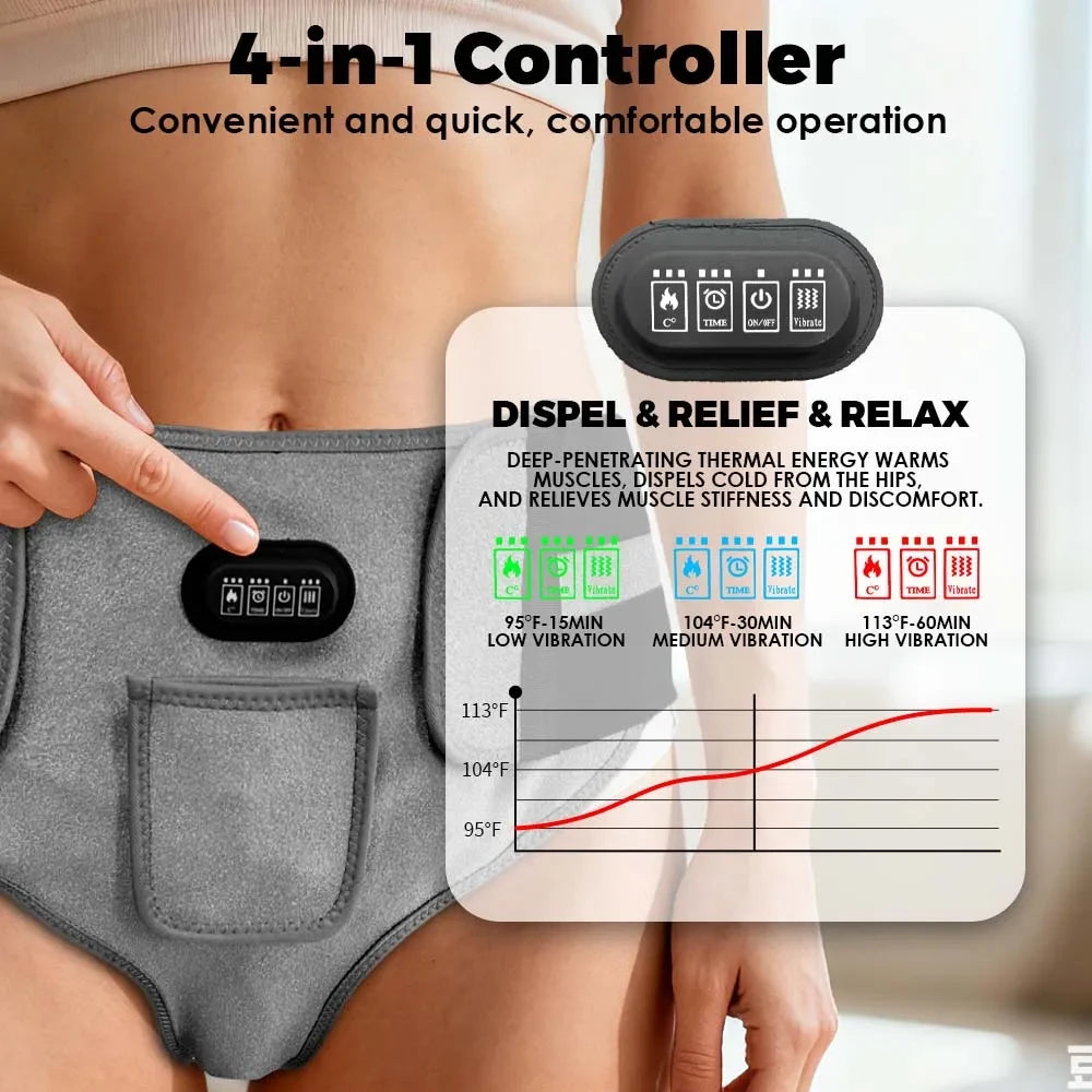 Red Light Heated Massage Belt