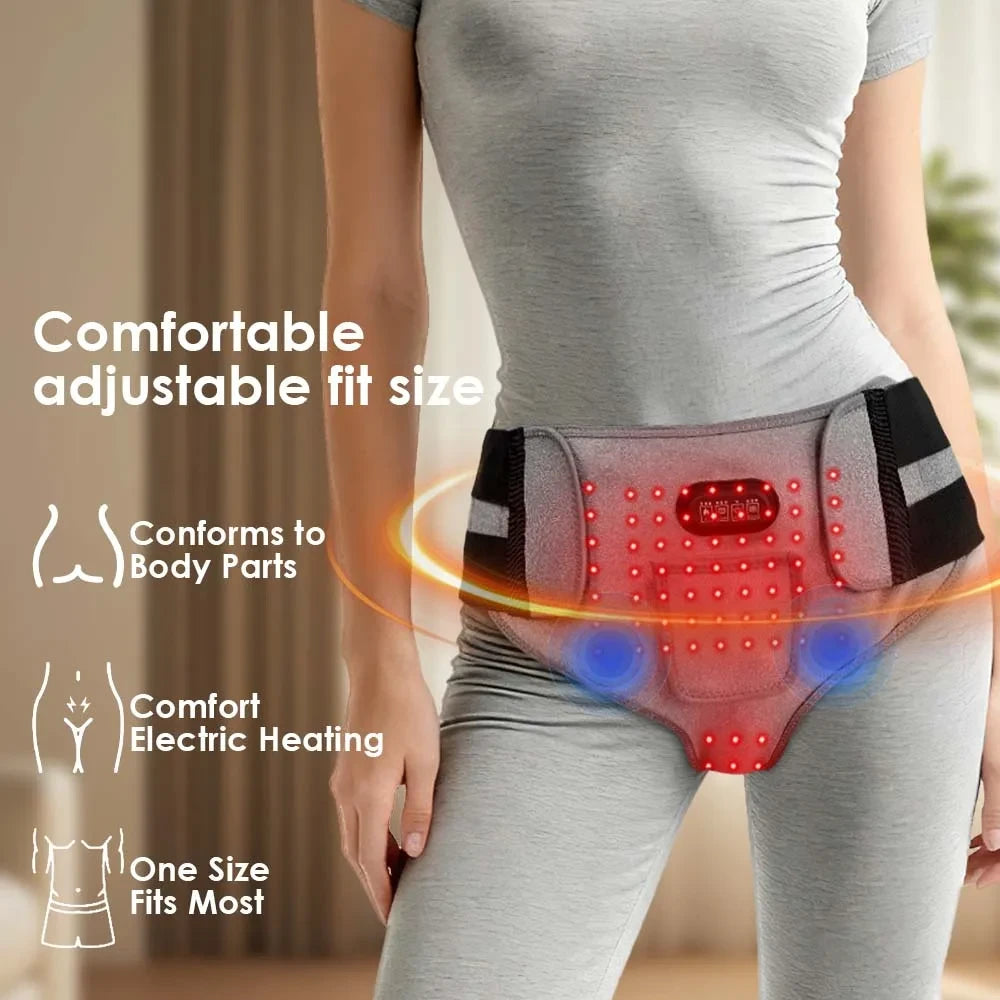 Red Light Heated Massage Belt