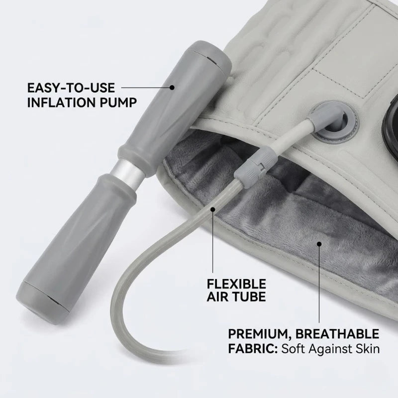 Ergonomic Inflatable Lumbar Support Belt