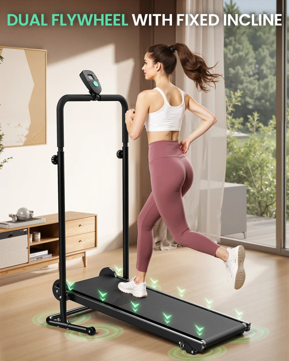 Manual Folding Home Treadmill
