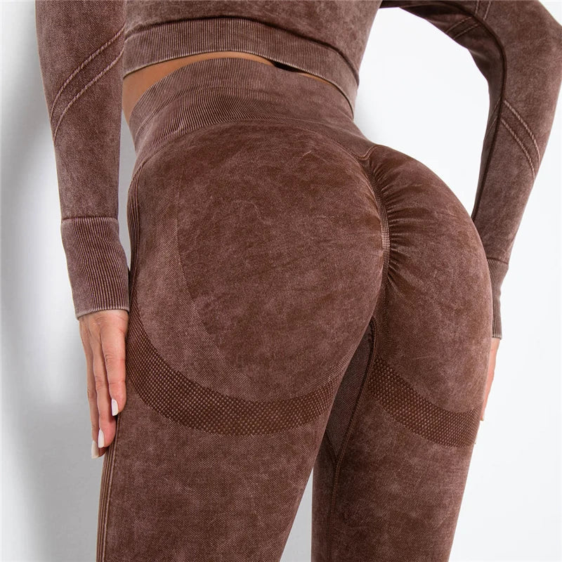 Seamless Yoga Pants Push Up Leggings For Women Sport Fitness Yoga Legging High Waist Sports Tights Workout Running Leggings