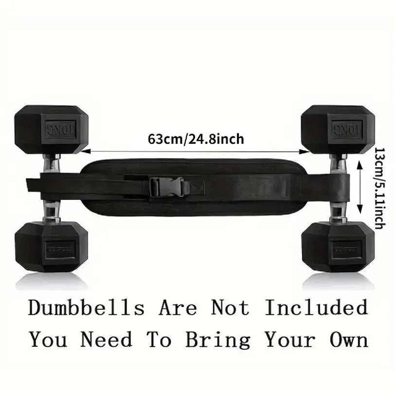 Adjustable Weighted Waist Belt, for Home Workouts, Dumbbell Training & Hip Shaping, Home Gym Fitness Equipment