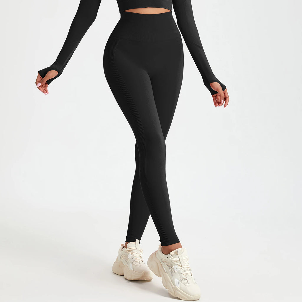 Seamless Yoga Pants for Women High Waist Workout Tights Butt Lifting Gym Fitness Leggings Tummy Control Sport Pants Activewear