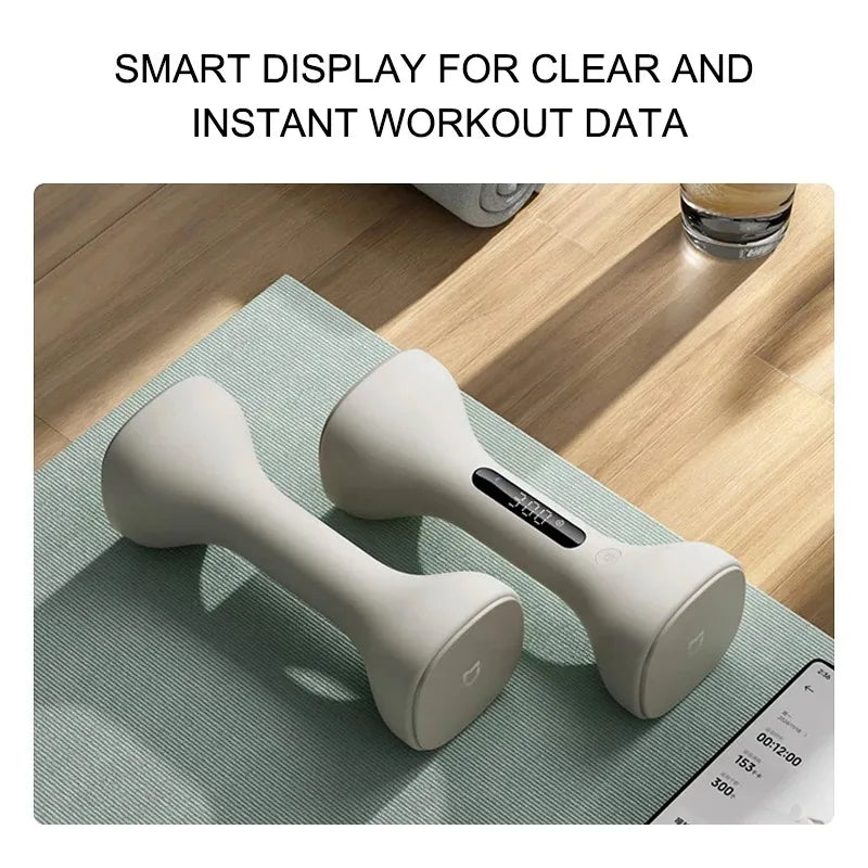 New  Mijia Intelligent Dumbbell Set 1KG/2KG Smart Motion Tracking Exercise Equipment Fitness Training Home Gym For Mi Home APP