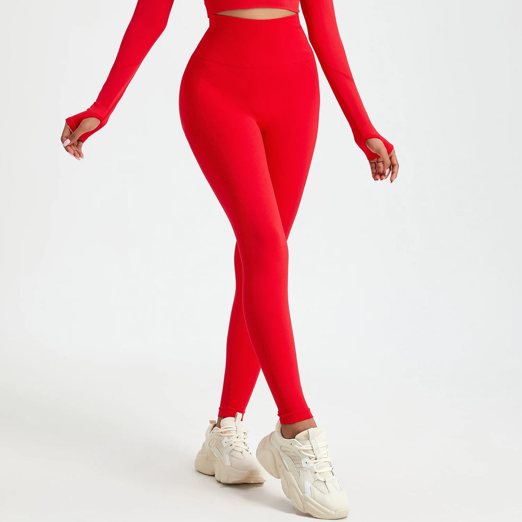 Seamless Yoga Pants for Women High Waist Workout Tights Butt Lifting Gym Fitness Leggings Tummy Control Sport Pants Activewear