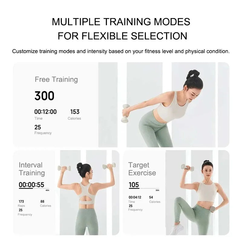 New  Mijia Intelligent Dumbbell Set 1KG/2KG Smart Motion Tracking Exercise Equipment Fitness Training Home Gym For Mi Home APP