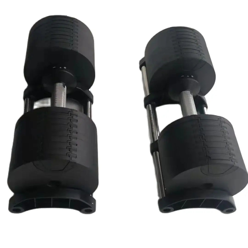 Adjustable Dumbbell Pair 2kg(5lb) or 4kg(9lb) Increase Max 50kg(110lb) Home Gym Weight Set