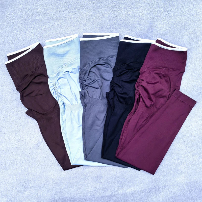 Seamless High Waist Yoga Leggings Women Push Up Sport Fitness Leggings Running Hip Lift Yoga Pants Highly Elastic Gym Leggings