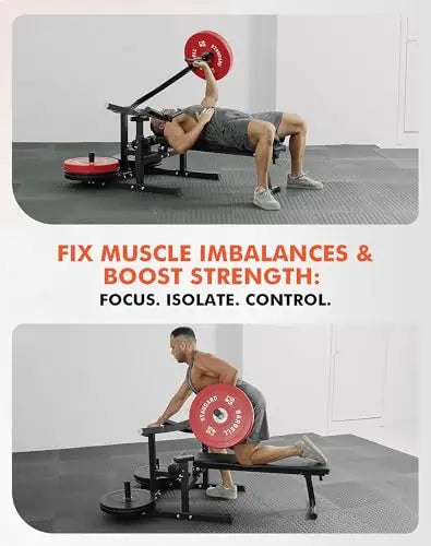 Chest Press Machine, Bench Press Machine with Independent Converging Arms, Adjustable Flat Incline Bench for Chest, AB