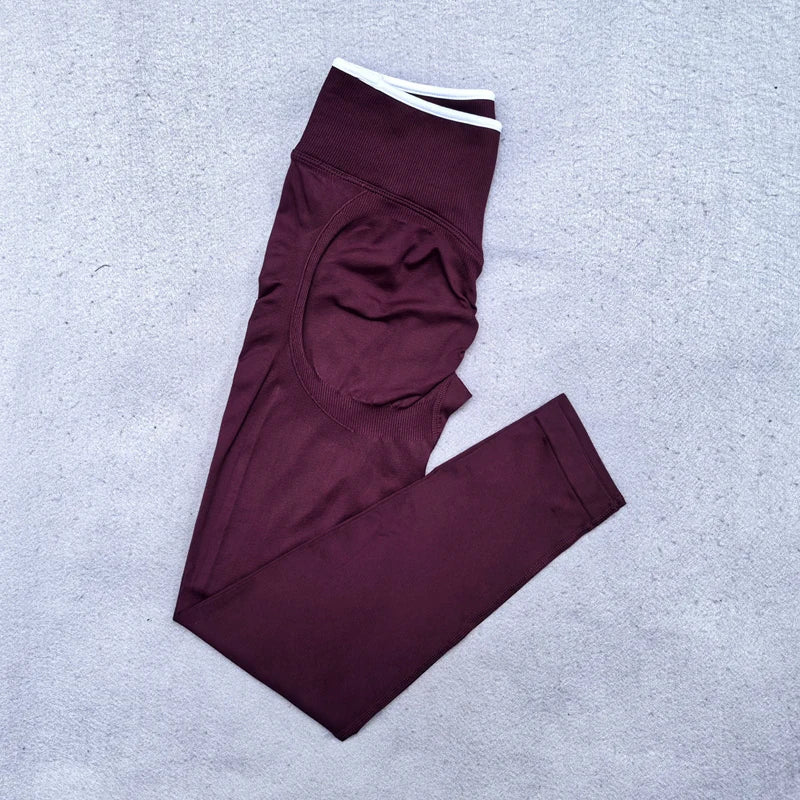 Seamless High Waist Yoga Leggings Women Push Up Sport Fitness Leggings Running Hip Lift Yoga Pants Highly Elastic Gym Leggings