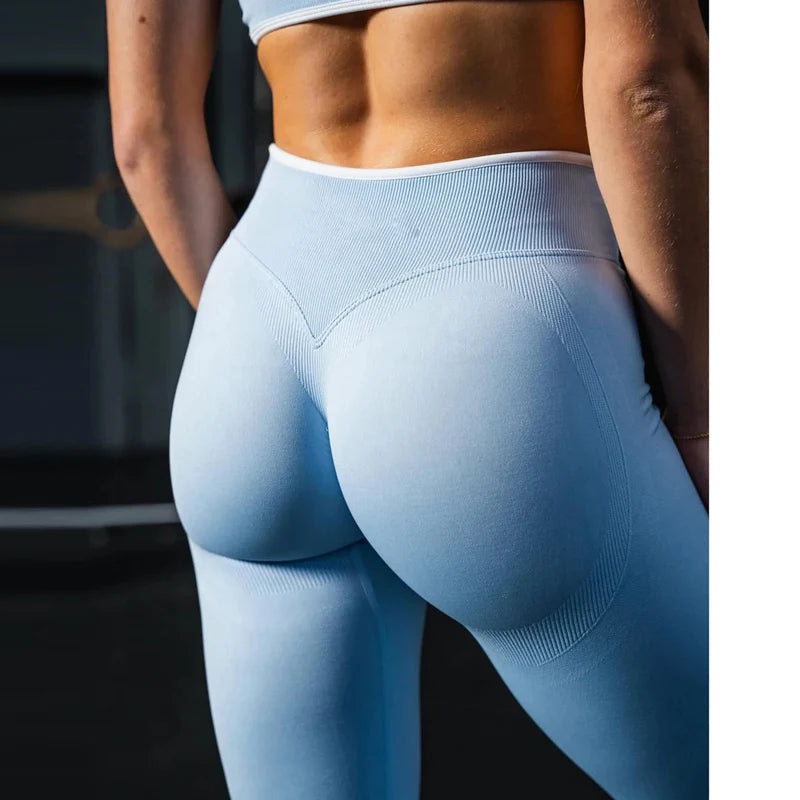 Seamless High Waist Yoga Leggings Women Push Up Sport Fitness Leggings Running Hip Lift Yoga Pants Highly Elastic Gym Leggings
